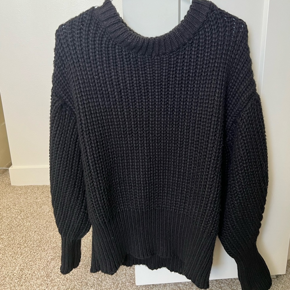 Black Chunky Sweater